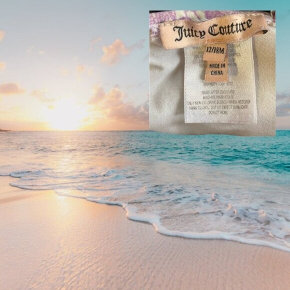 Juicy Couture Floral One-Piece Bathing Suit - Picture 2 of 9